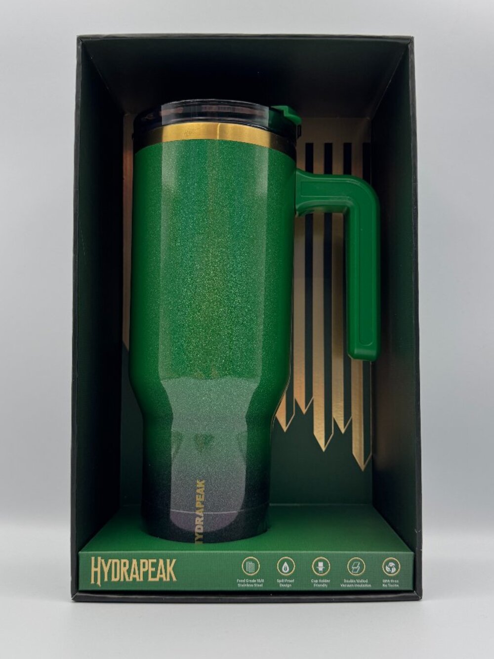 Hydrapeak Voyager 40 oz Limited Edition Wicked Elphaba Inspired Green Hot/Cold